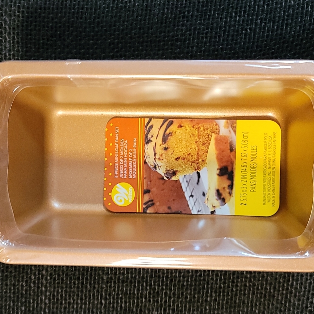 Wilton 5-Inch Copper Mini Loaf Pan Set, 2-Piece